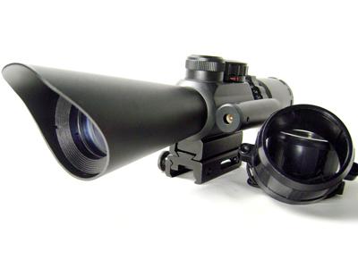 Red Green dot laser Crosshair Scope sight 3.5X-10X40mm Picatinny